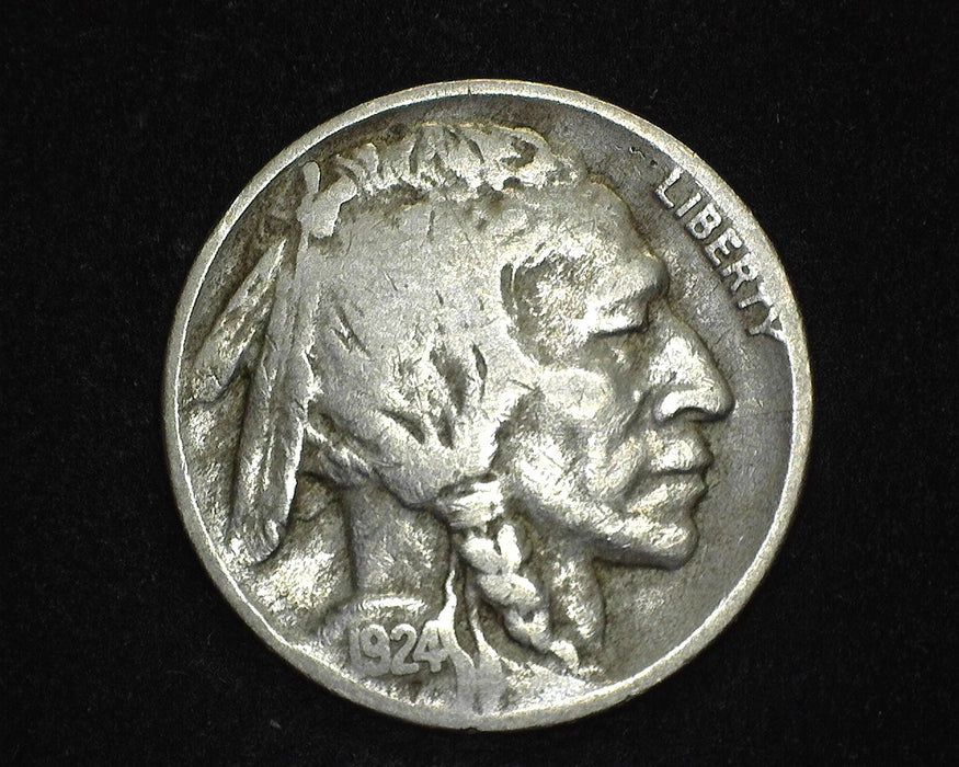 1924 D Buffalo Nickel F - US Coin