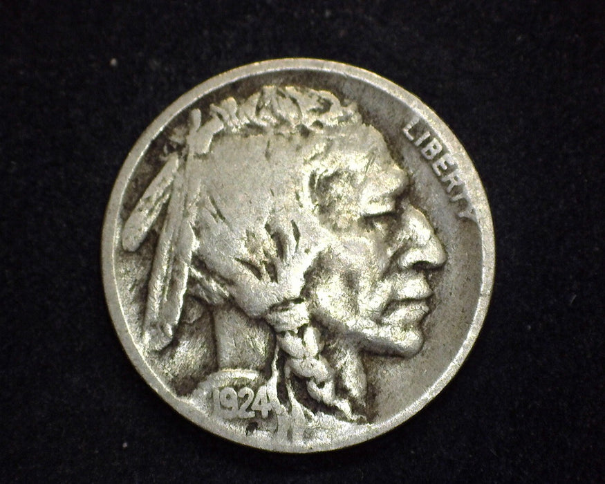 1924 D Buffalo Nickel F - US Coin