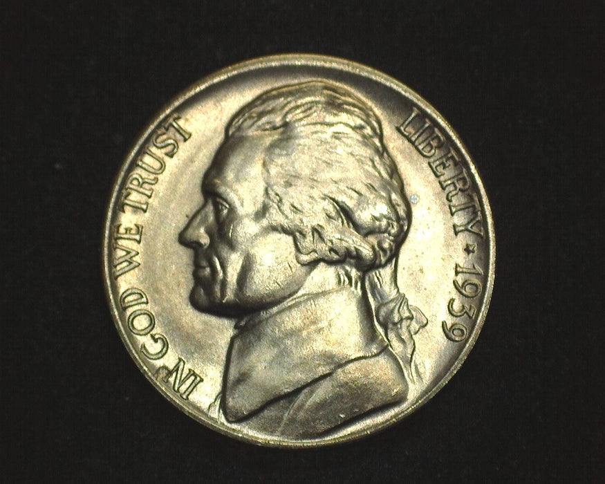 1939 D Jefferson Nickel Gem - US Coin
