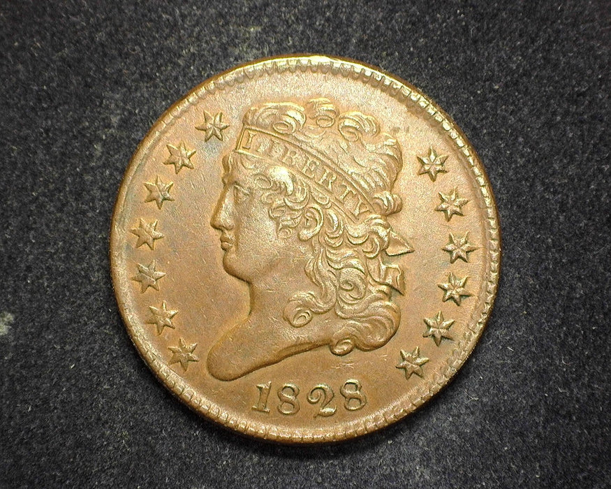 1828 13 Stars Classic Head Half Cent AU - US Coin