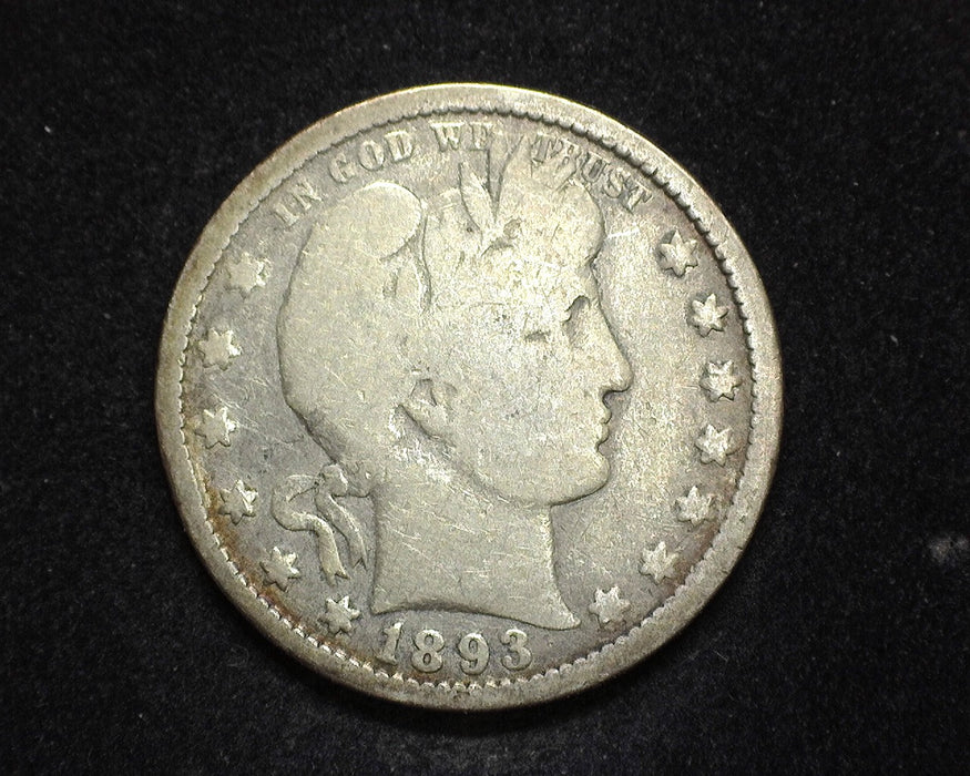 1893 Barber Quarter G - US Coin