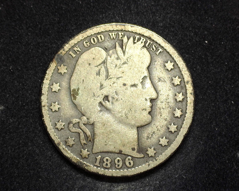 1896 O  Barber Quarter G - US Coin