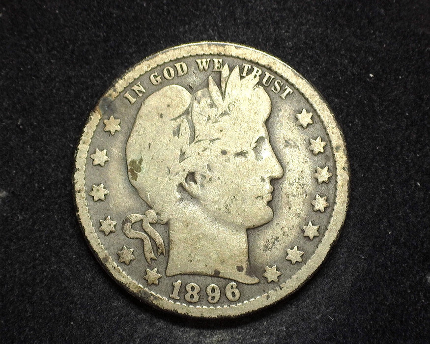 1896 O  Barber Quarter G - US Coin