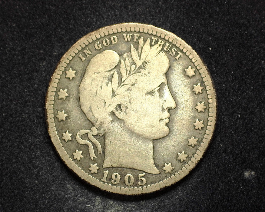 1905 Barber Quarter F - US Coin