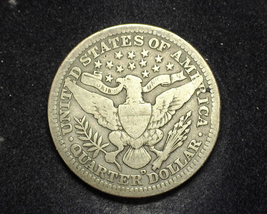 1908 D Barber Quarter VG - US Coin