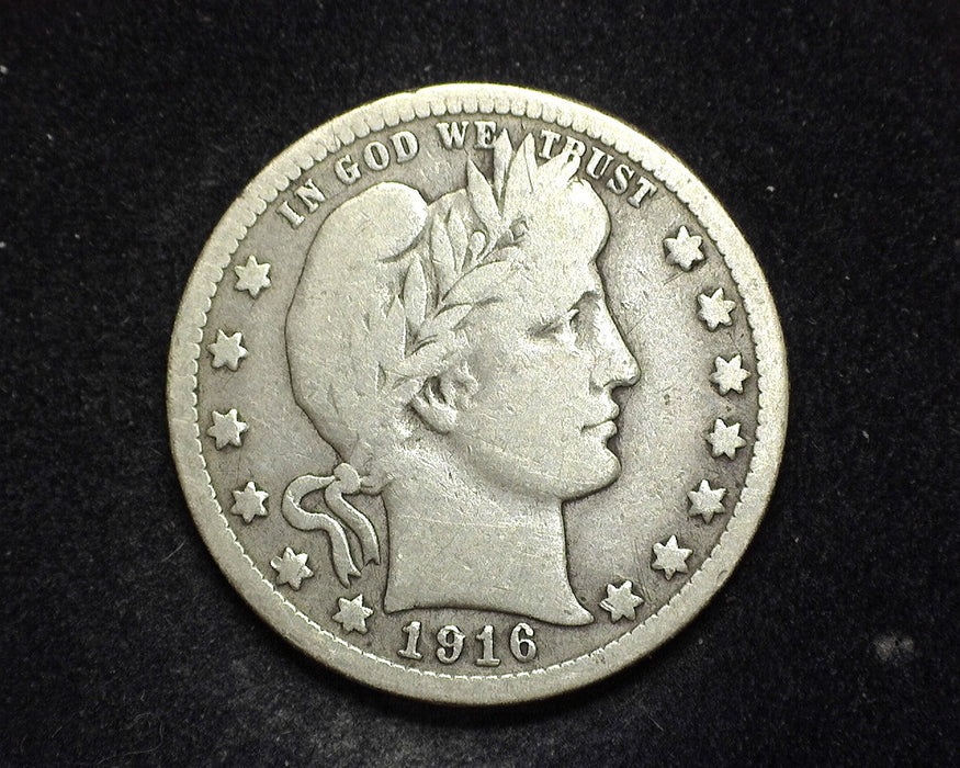 1916 D Barber Quarter VG - US Coin
