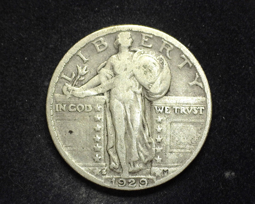 1929 S Standing Liberty Quarter F - US Coin