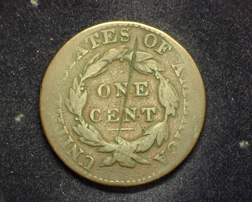 1822 Large Cent Coronet G Gash - US Coin