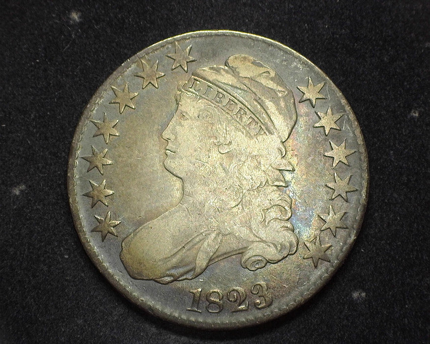 1823 Capped Bust Half Dollar F Ugly 3 - US Coin
