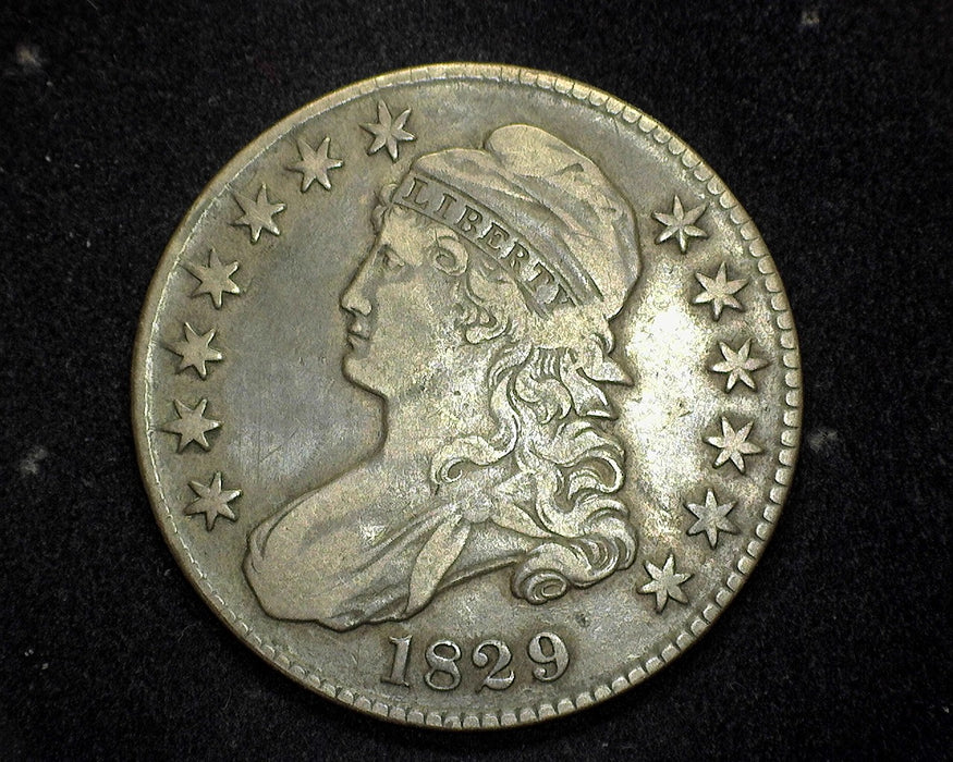 1829 Capped Bust Half Dollar VF - US Coin