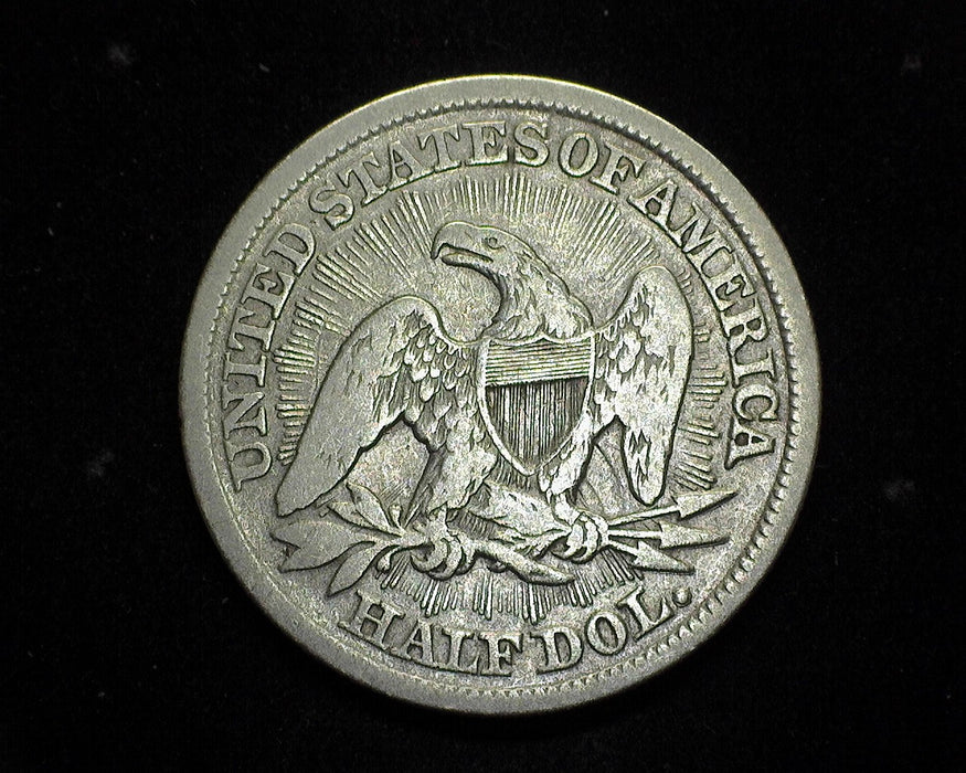 1853 Arrows & Rays Seated Liberty Half Dollar G  - US Coin