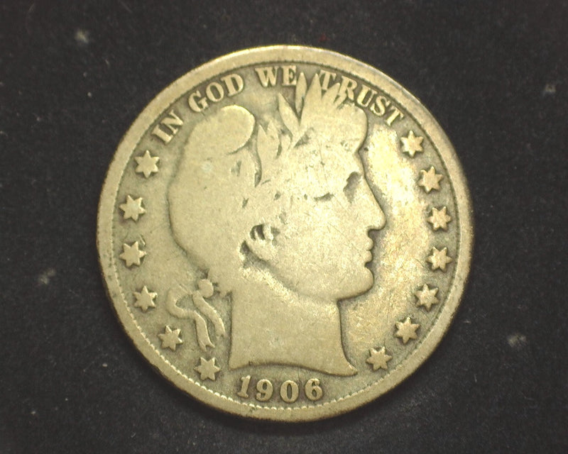 1906 D Barber Half Dollar G - US Coin
