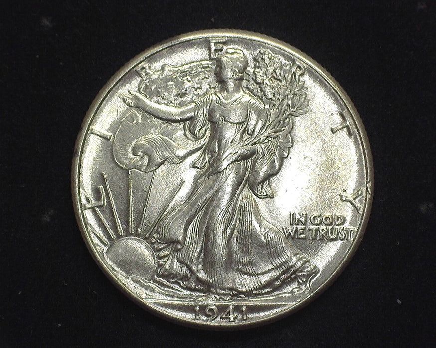 1941 Liberty Walking Half Dollar BU Choice - US Coin