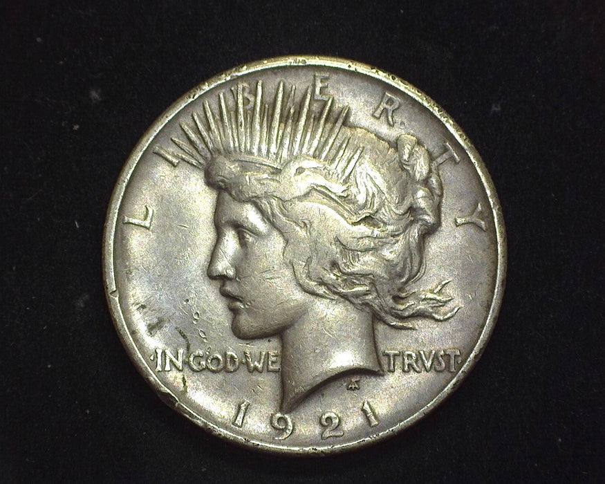 1921 Peace Dollar VF Rim hit - US Coin