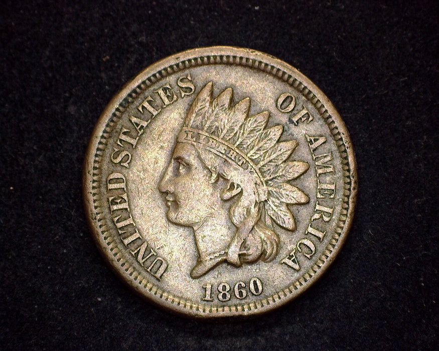 1860 Indian Head Penny/Cent VF - US Coin
