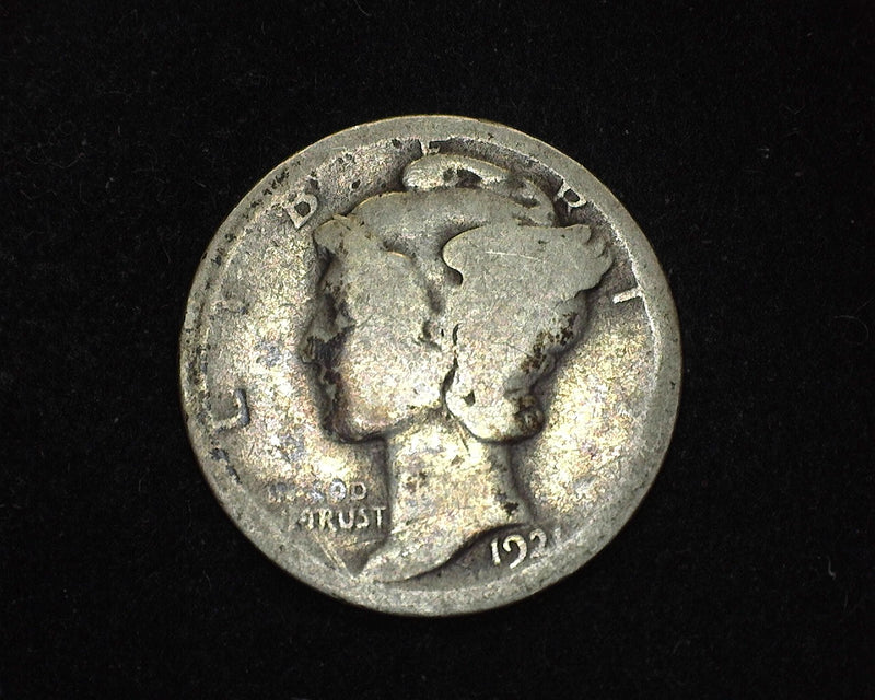1921 Mercury Dime AG - US Coin
