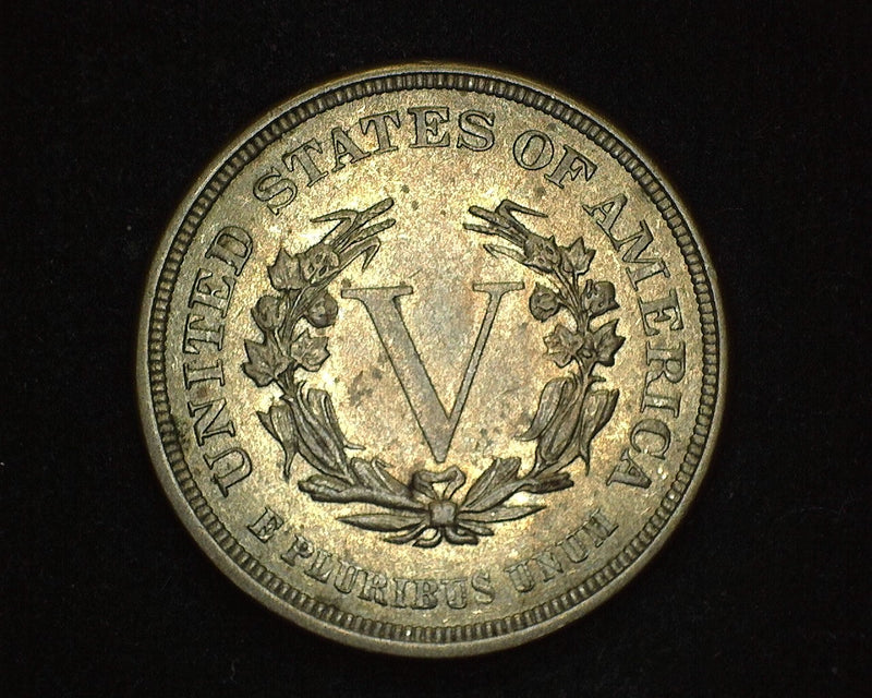 1883 Liberty Head Nickel AU No Cents - US Coin