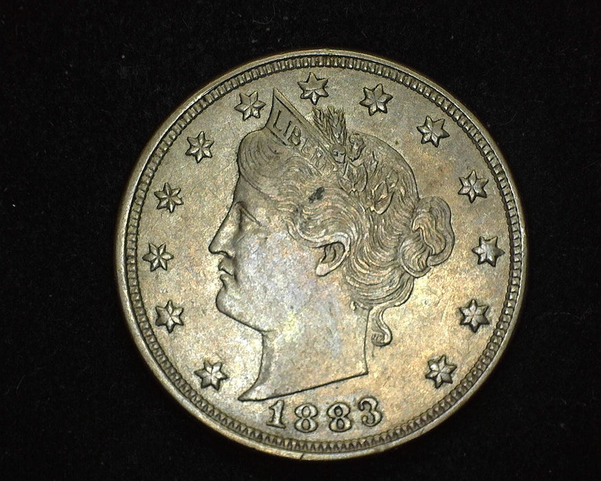 1883 Liberty Head Nickel XF/AU No Cents - US Coin
