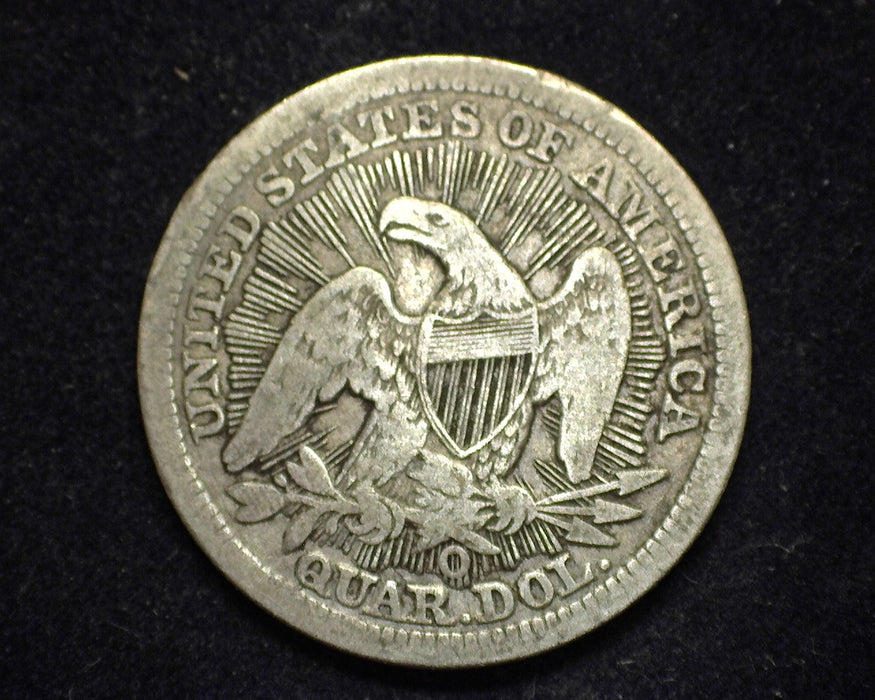 1853 O Arrows & Rays Liberty Seated Quarter F - US Coin