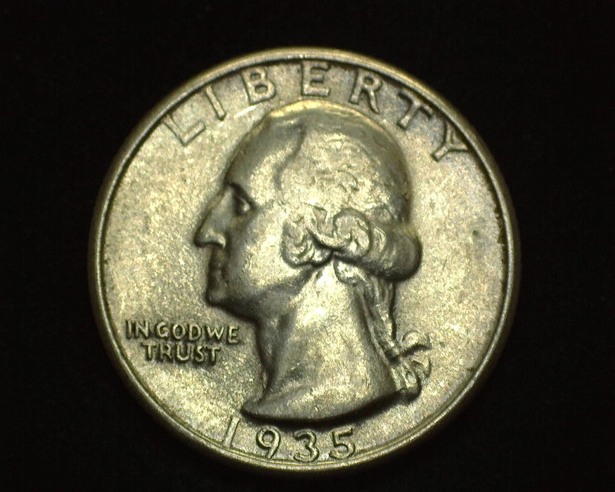1935 Washington Quarter AU - US Coin