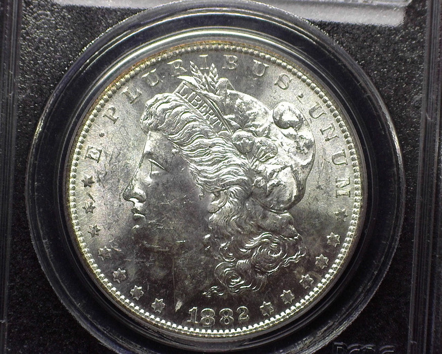 1882 S Morgan Silver Dollar PCGS MS63 - US Coin