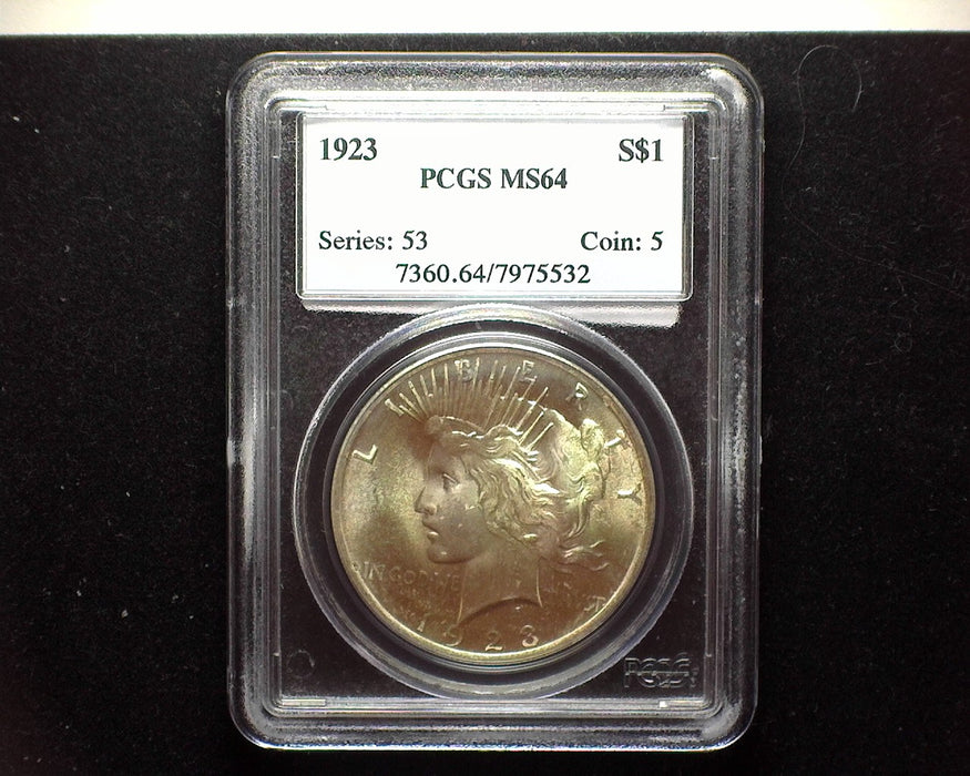 1923 Peace Dollar PCGS MS64 - US Coin