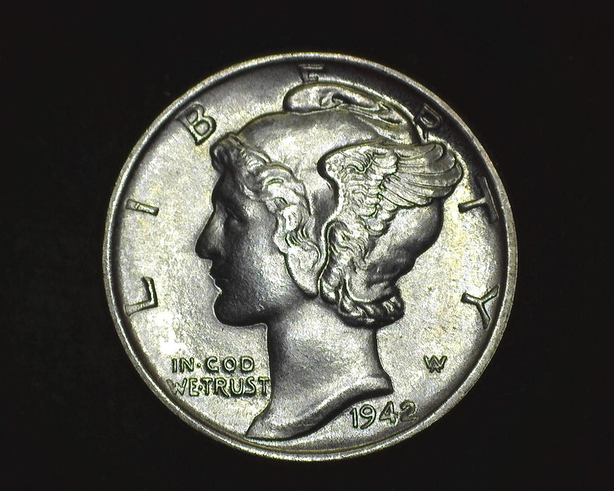 1942 Mercury Dime BU Gem! FSB - US Coin