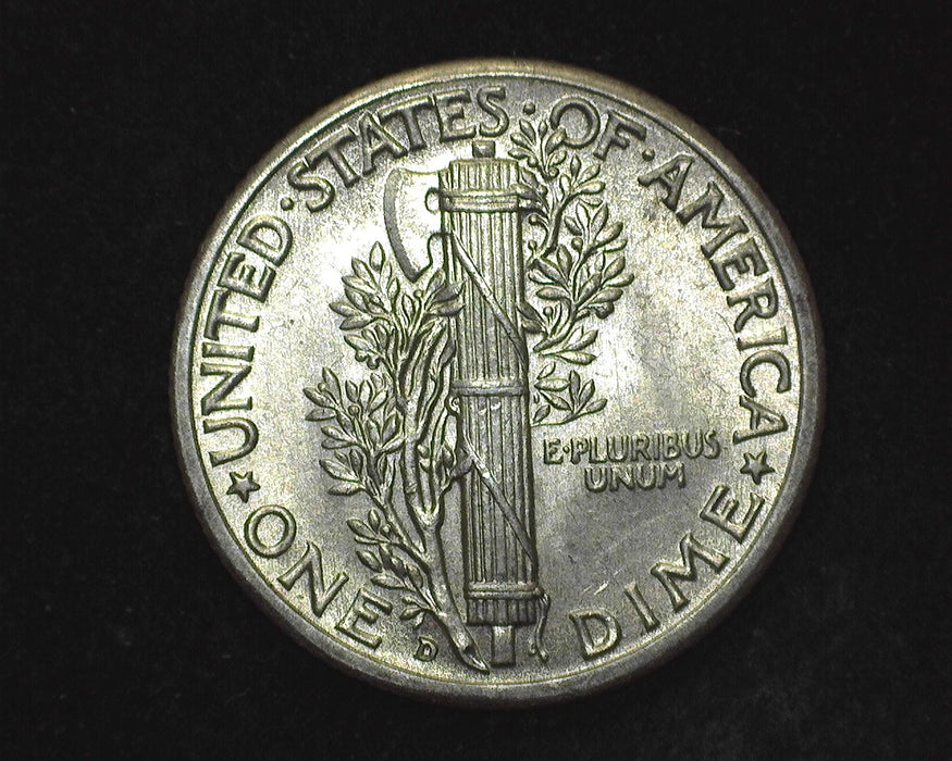 1944 D Mercury Dime BU MS64 FSB - US Coin
