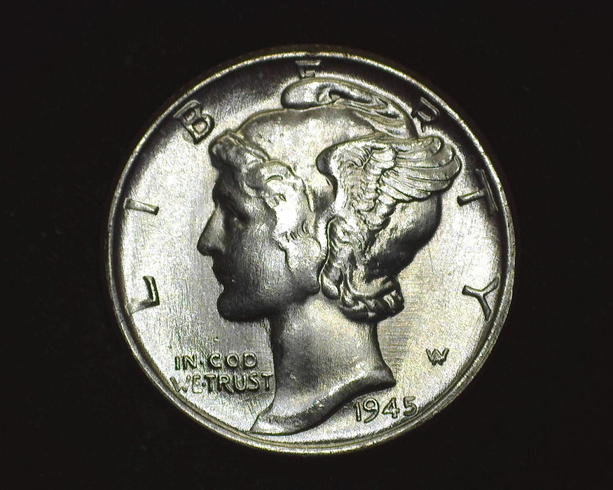 1945 Mercury Dime BU Gem! - US Coin
