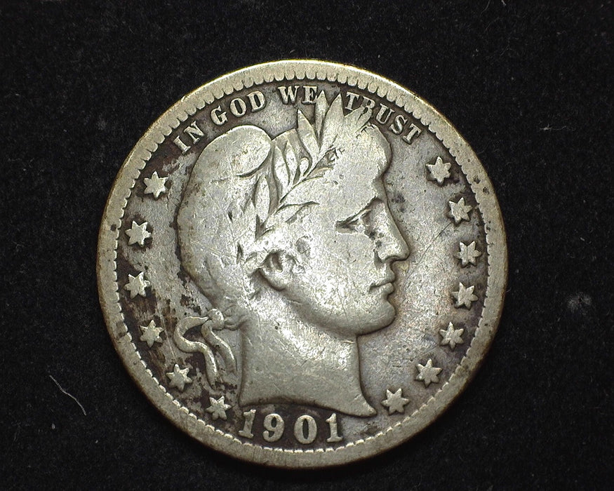 1901 O Barber Quarter VG/F - US Coin