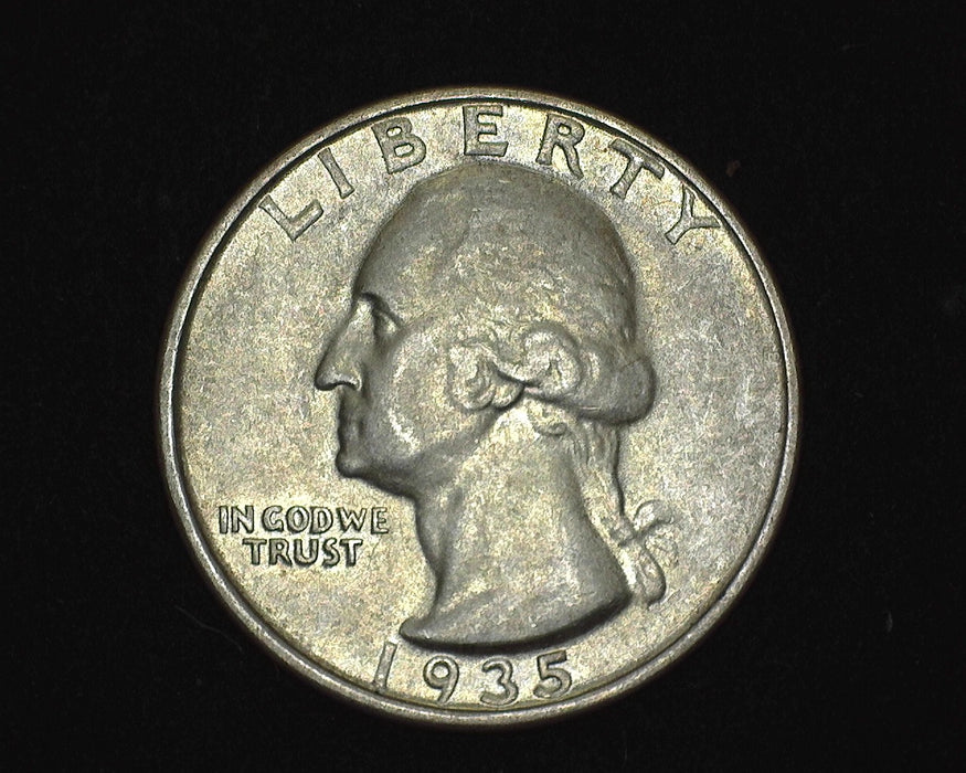 1935 D Washington Quarter AU - US Coin