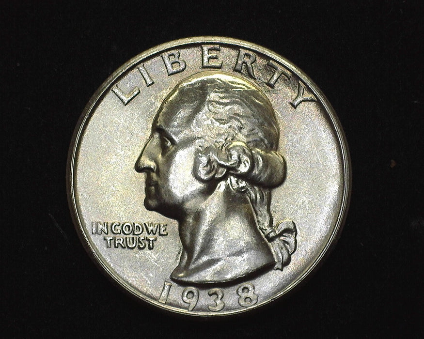 1938 S Washington Quarter BU Choice - US Coin
