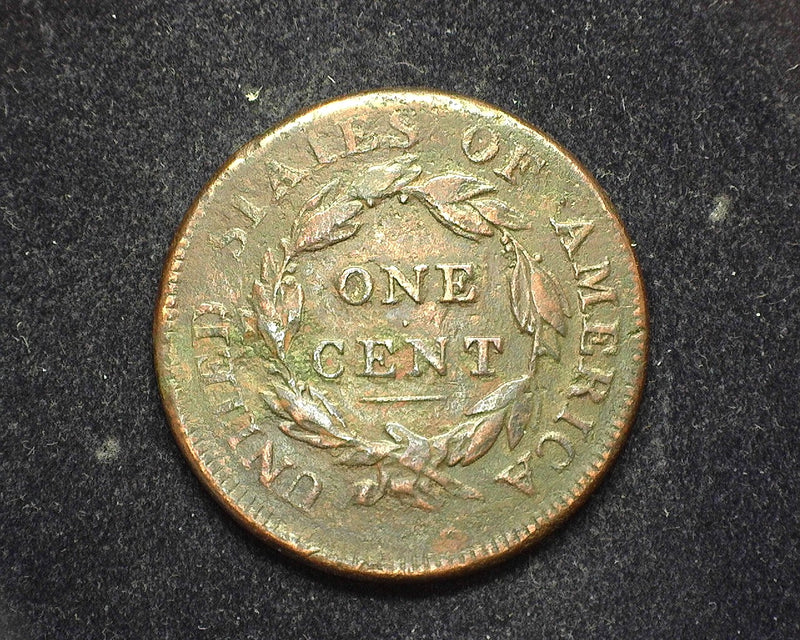 1810 Draped Bust Large Cent F Typical environment damage - US Coin