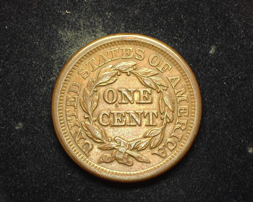 1856 Matron Head Large Cent XF Upright 5 - US Coin