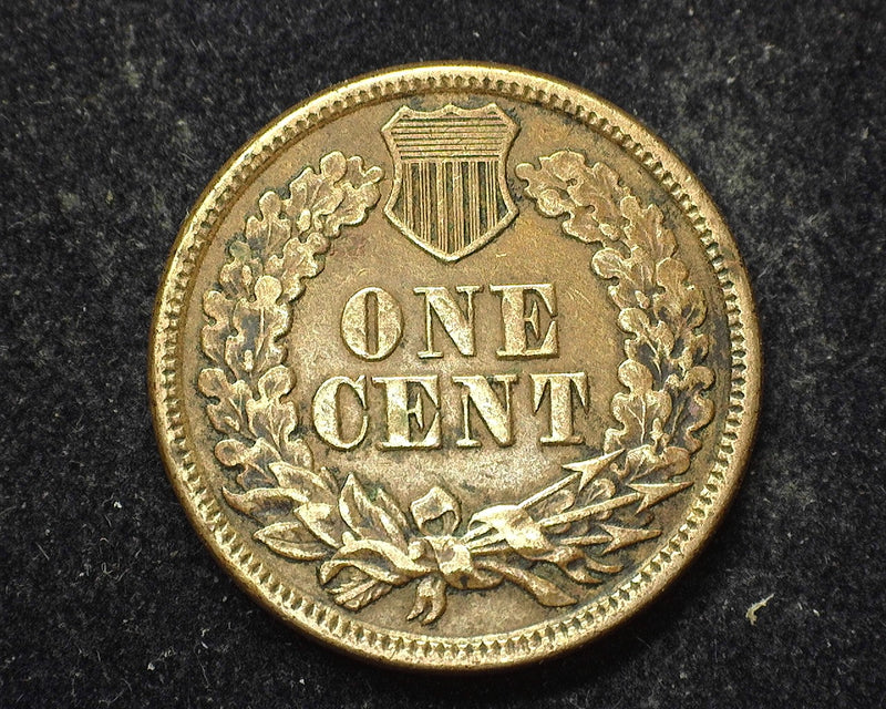 1860 Indian Head Penny/Cent VF/XF Rounded bust - US Coin