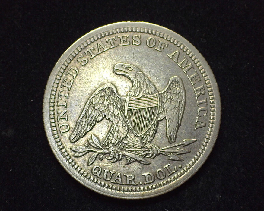 1854 Arrows Liberty Seated Quarter XF - US Coin