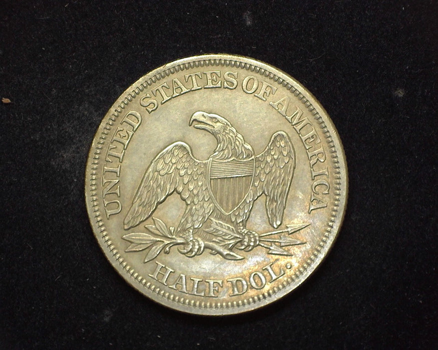 1854 Arrows Seated Liberty Half Dollar AU - US Coin