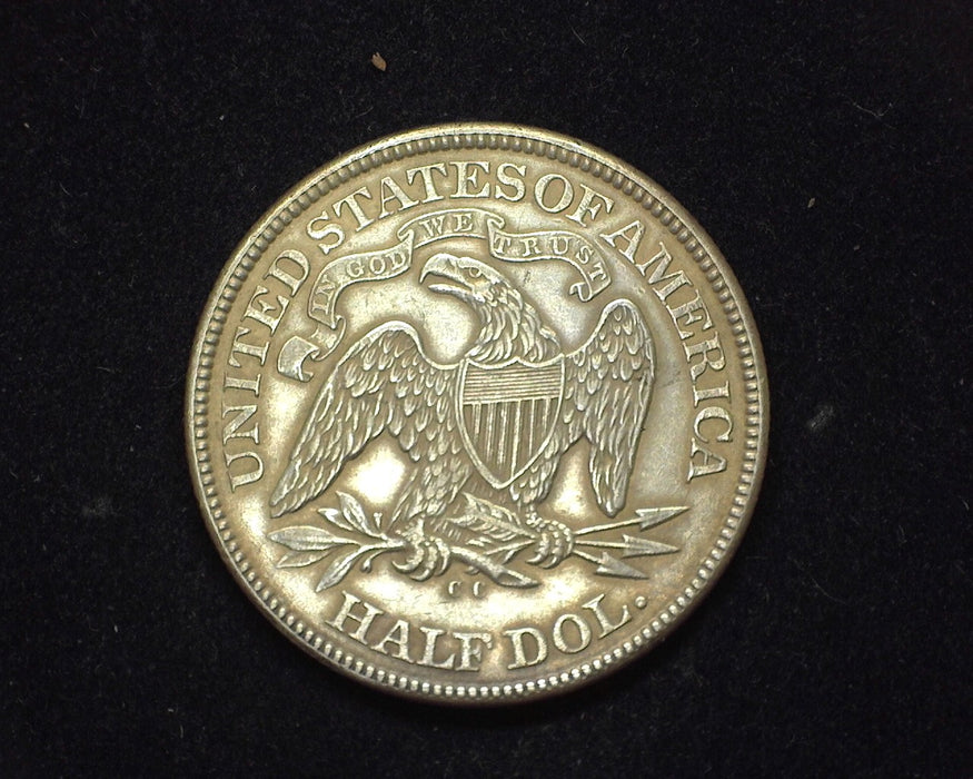 1875 CC Seated Liberty Half Dollar XF/AU - US Coin