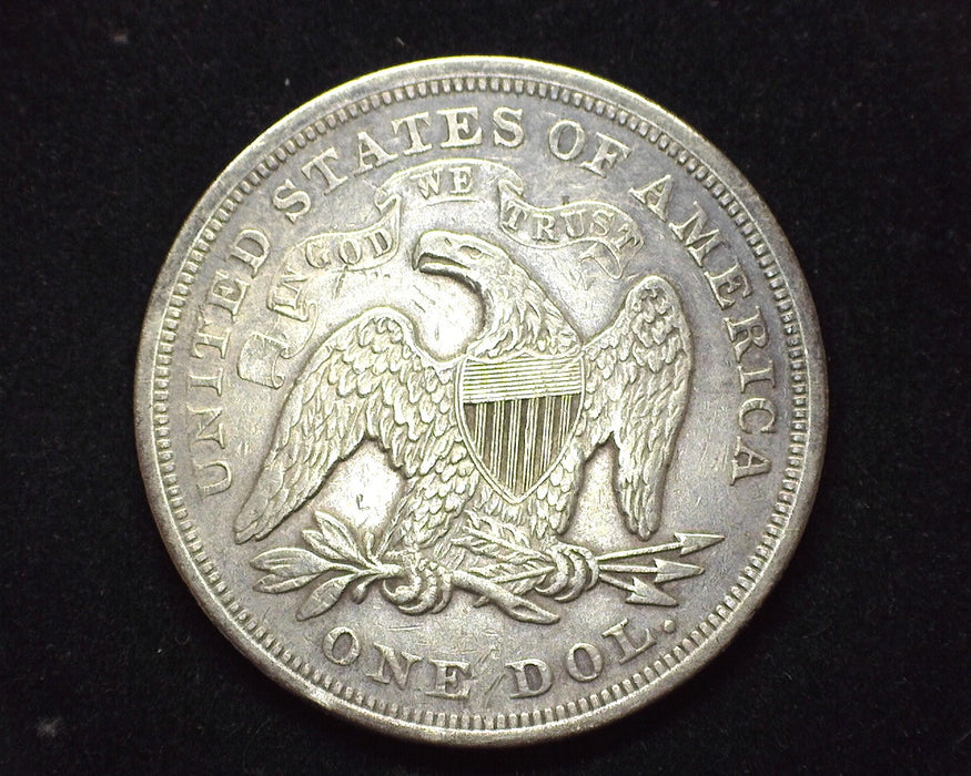 1871 Seated Liberty Dollar XF - US Coin