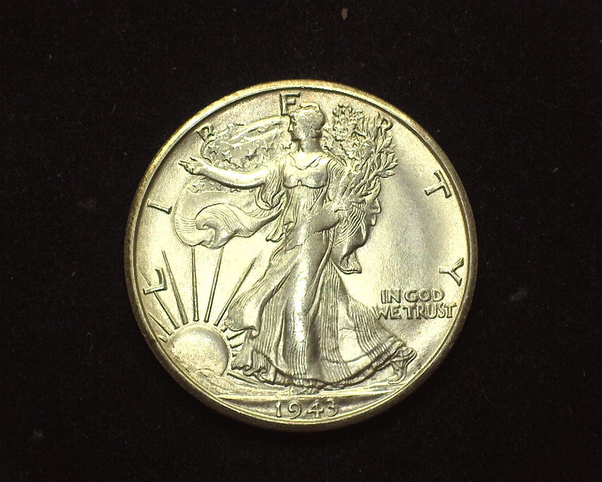 1943 S Liberty Walking Half Dollar BU - US Coin