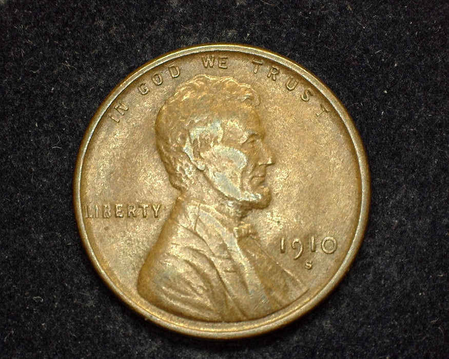1910 S Lincoln Wheat Cent VF - US Coin