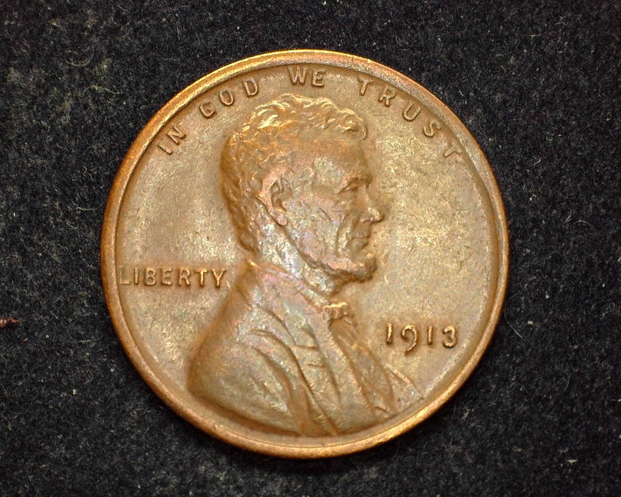 1913 Lincoln Wheat Cent XF - US Coin