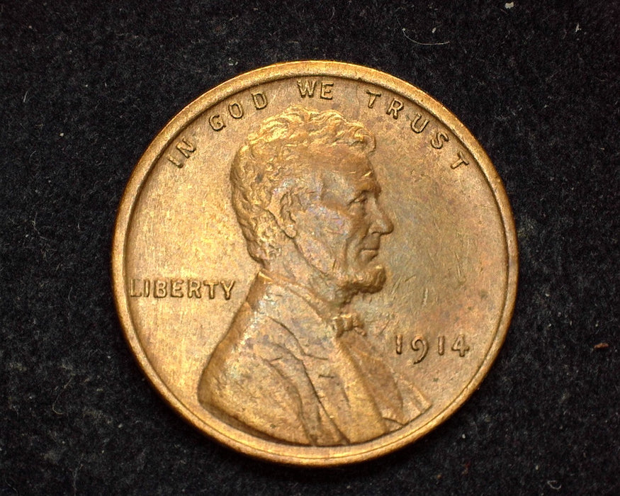 1914 Lincoln Wheat Cent XF - US Coin