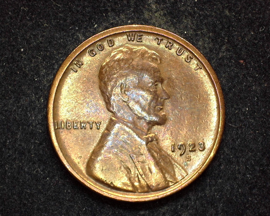 1923 S Lincoln Wheat Cent XF - US Coin