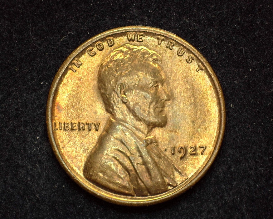 1927 Lincoln Wheat Cent BU Red - US Coin