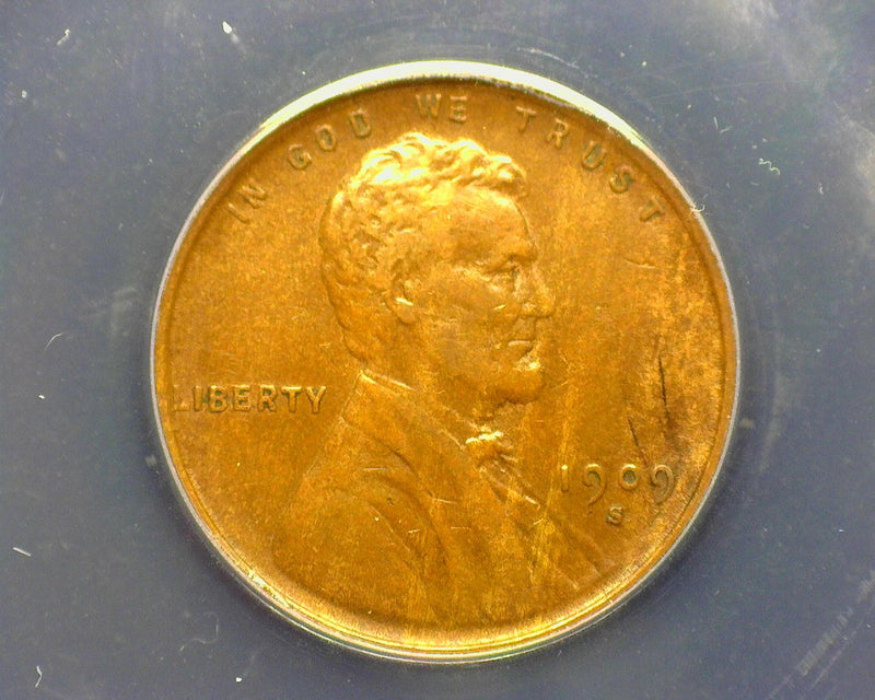 1909 S Lincoln Wheat Cent ANACS EF 40 - US Coin