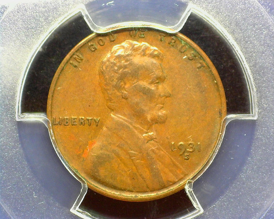 1931 S Lincoln Wheat Cent PCGS XF 45 - US Coin