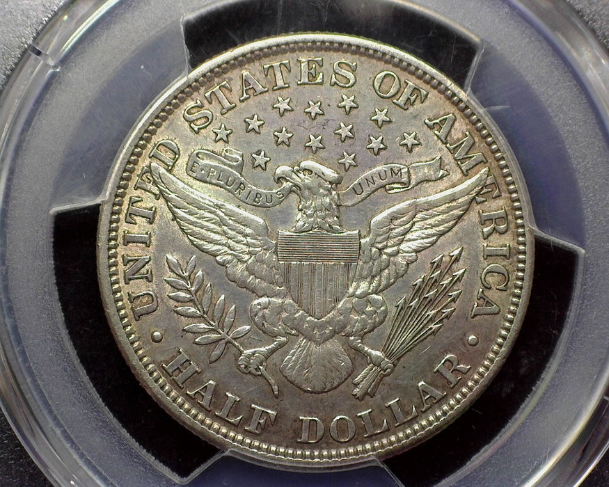 1898 Barber Half Dollar PCGS Genuine Cleaned AU Detail - US Coin