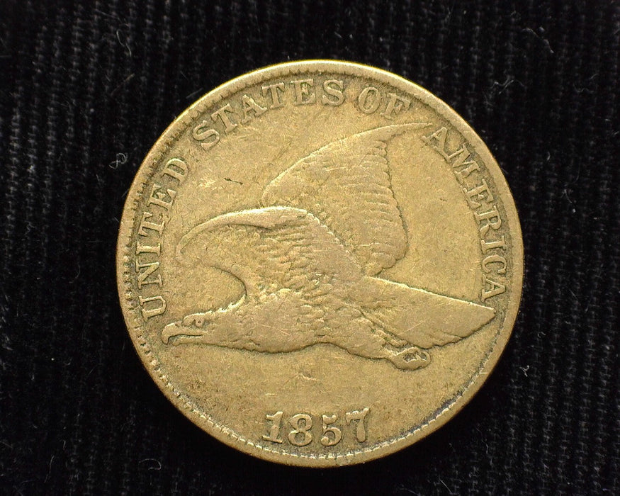 1857 Flying Eagle Penny/Cent F/VF - US Coin
