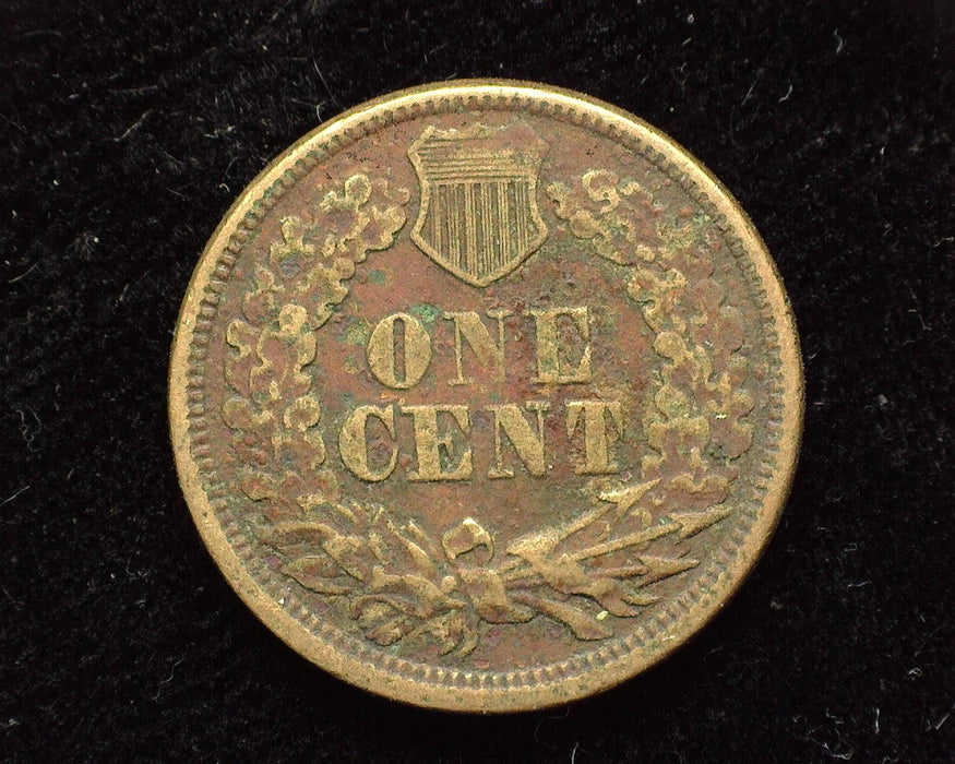 1864 Copper Nickel Indian Head Penny/Cent VF Corrosion - US Coin